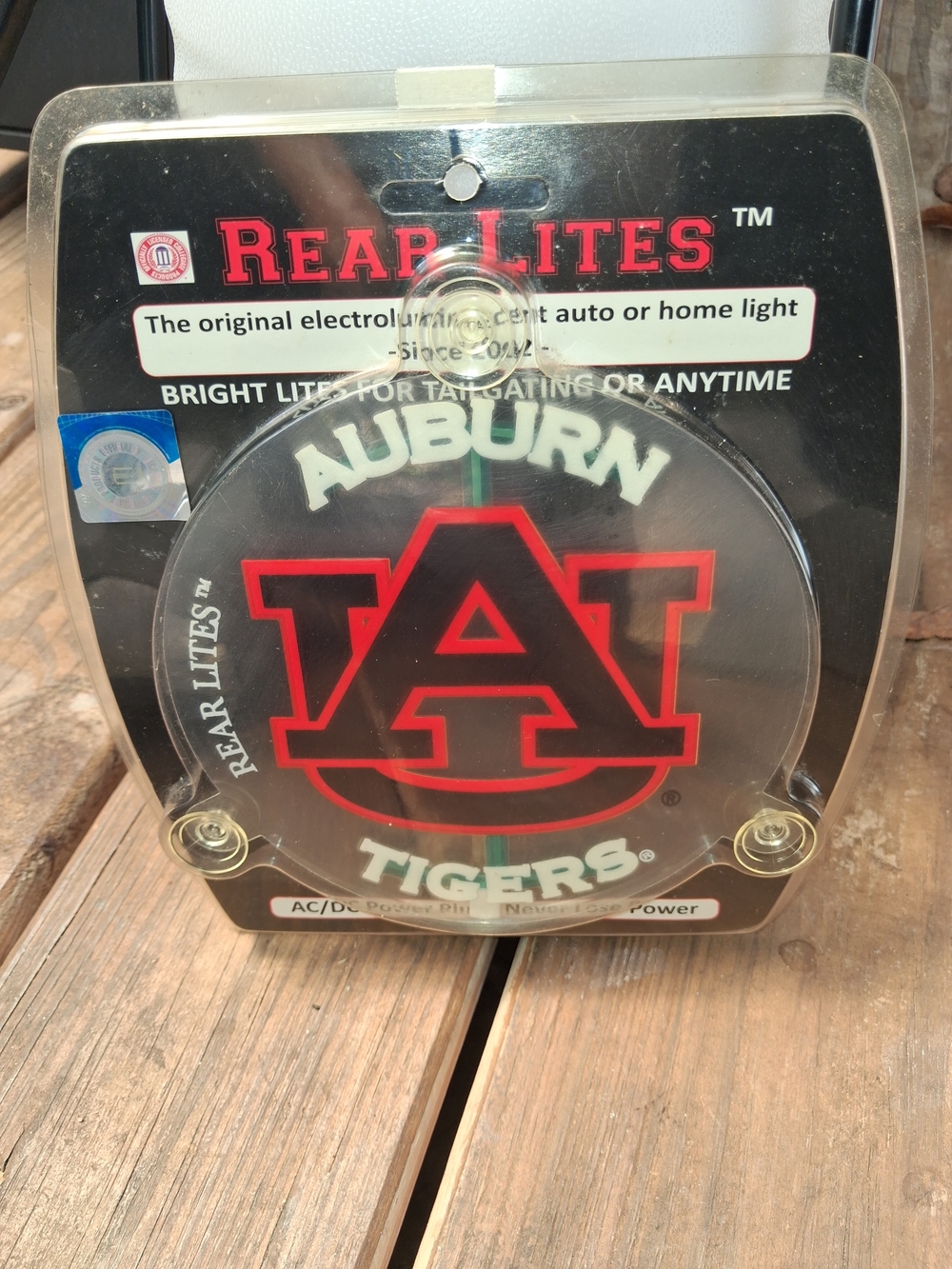 Auburn Tigers Red/White LED Auto/Home Light